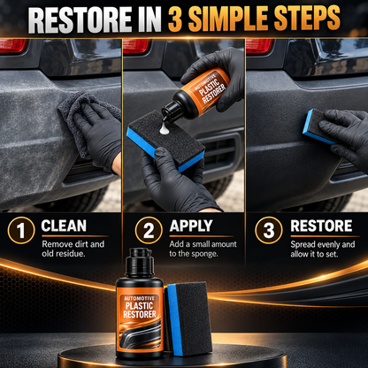 Auto Plastic Restorer Kit