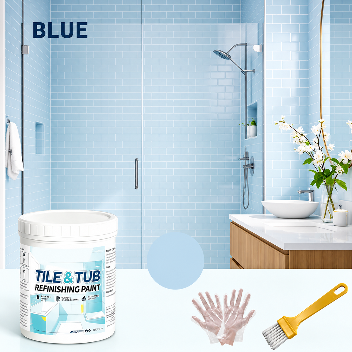Premium Tile & Tub Refinishing Paint Kit