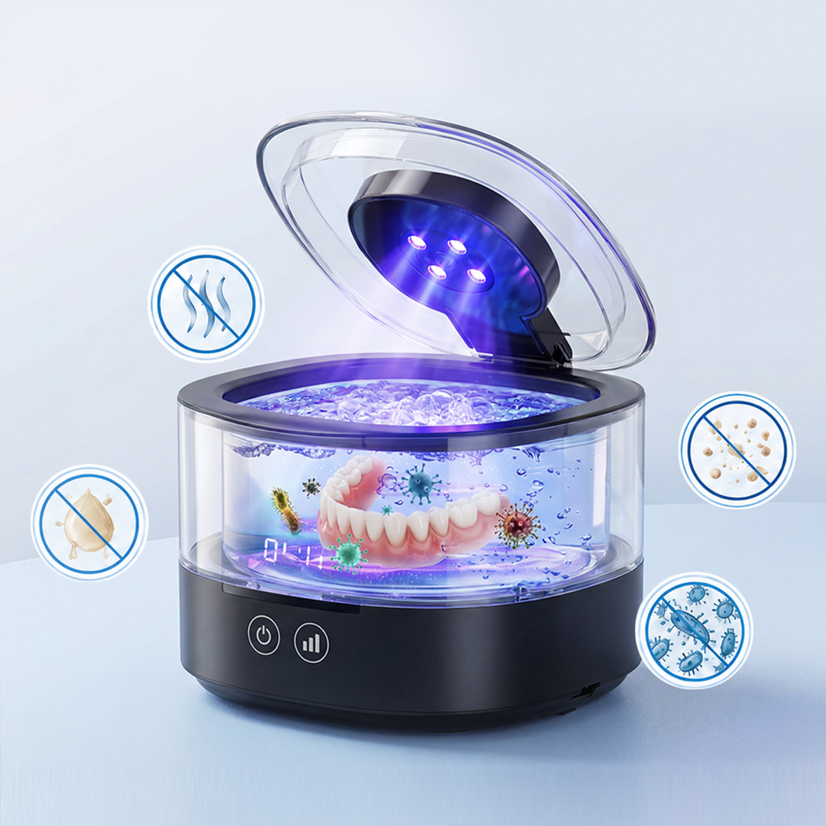 Ultrasonic Dental Cleaner – Deep Cleaning for Retainers, Aligners & Dentures