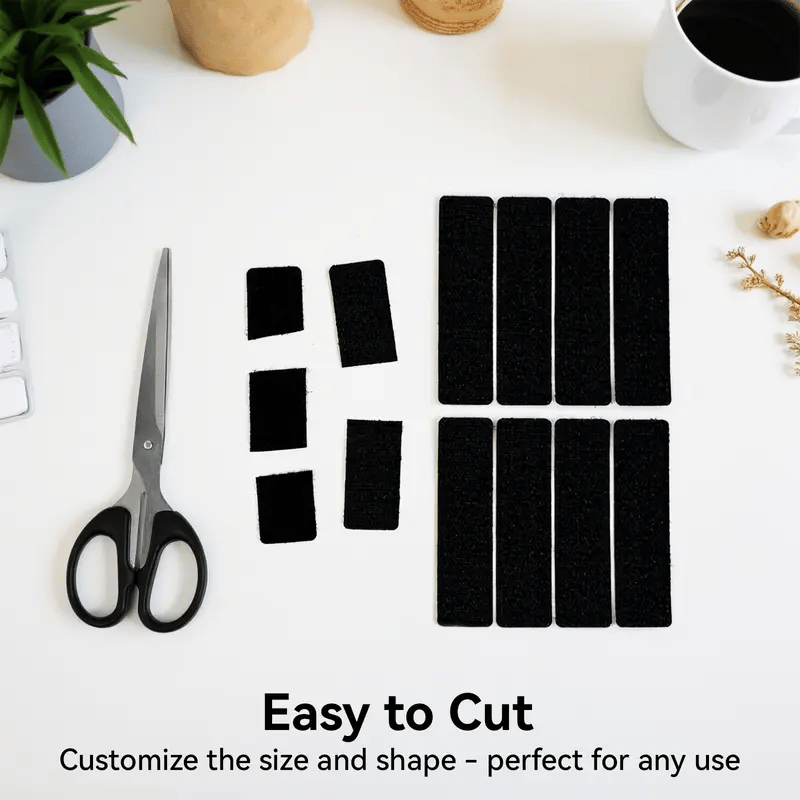 Heavy-Duty Hook and Loop Strips – Strong-Hold Fastener Tape for Home, Office & DIY Use