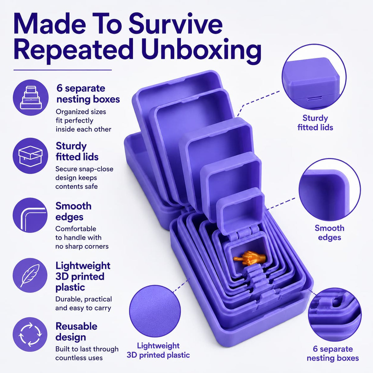 🎁 Multi-Layer Surprise Gift Box  – 6 Layers of Fun, One Tiny Surprise Inside