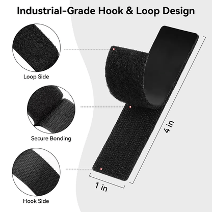 Heavy-Duty Hook and Loop Strips – Strong-Hold Fastener Tape for Home, Office & DIY Use