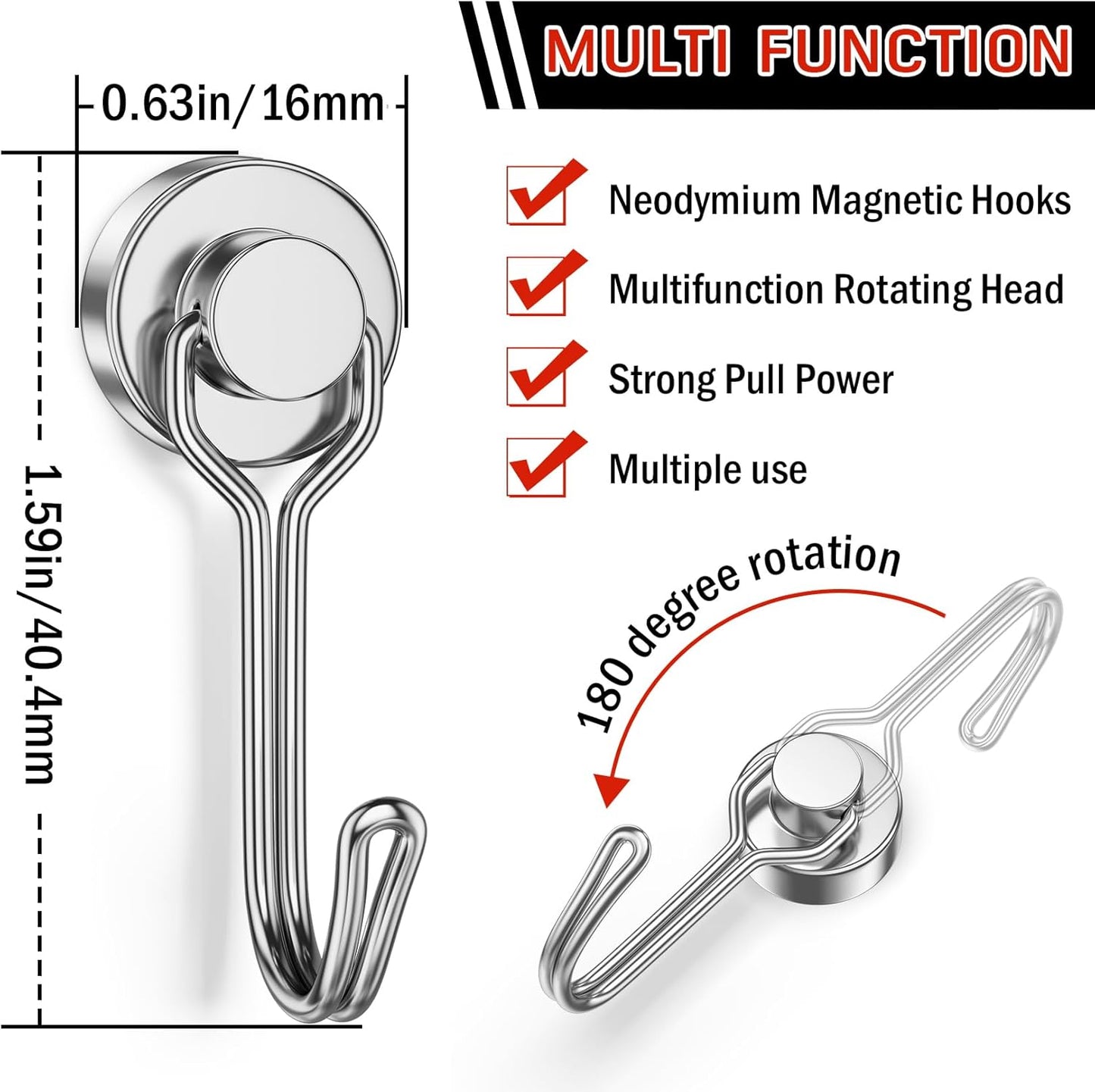 Heavy Duty Swivel Hooks