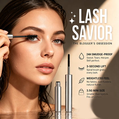 ✨ Waterproof Curling & Lengthening Mascara