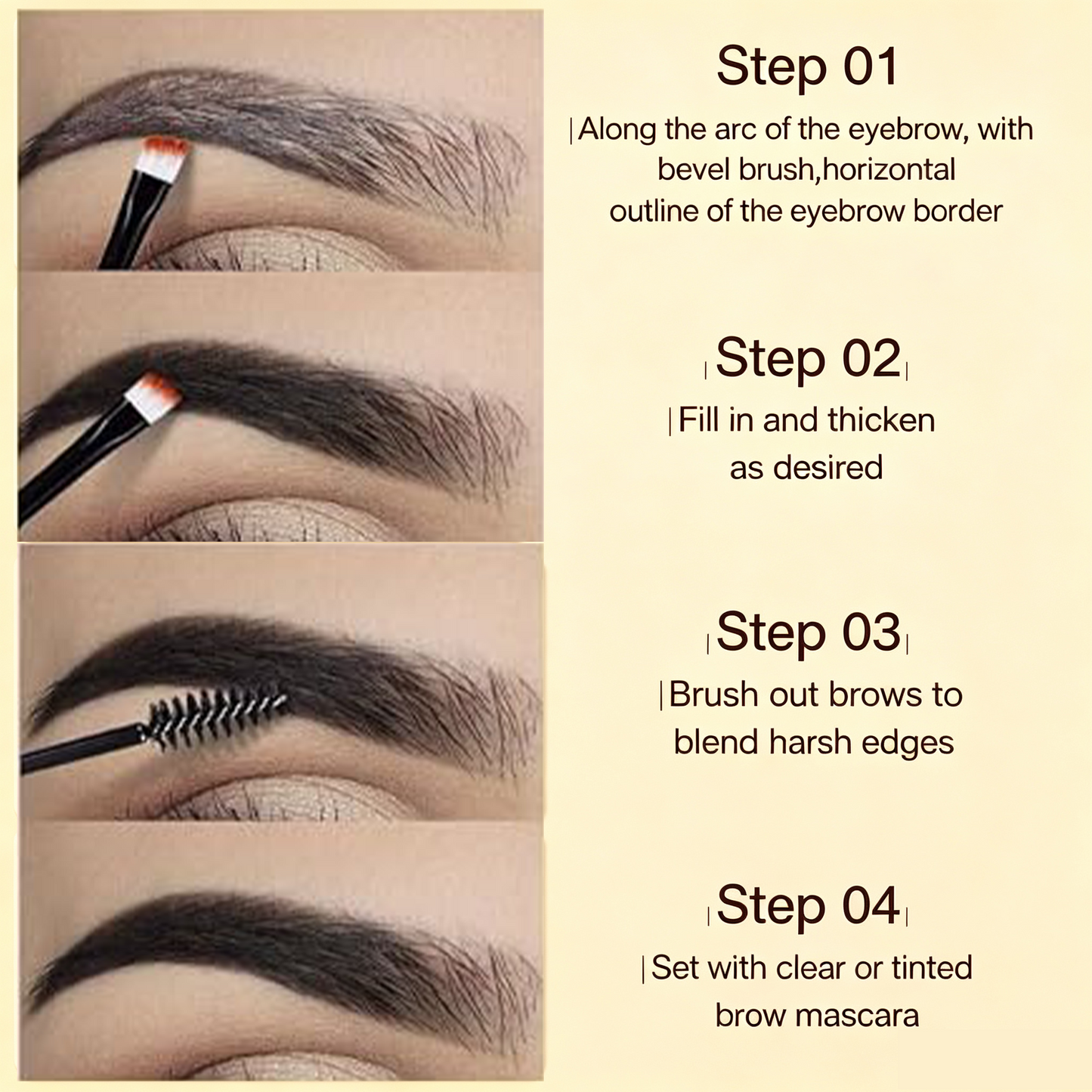 👁️ Waterproof Brow Gel-3-Day Long Lasting | Smudge-Proof 🌊