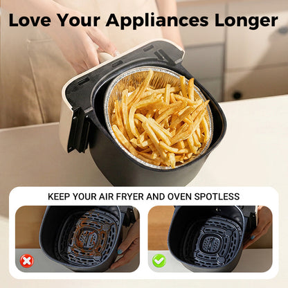 🍟 Oil-Resistant Aluminum Foil Food Boxes – Sturdy & Leak-Resistant