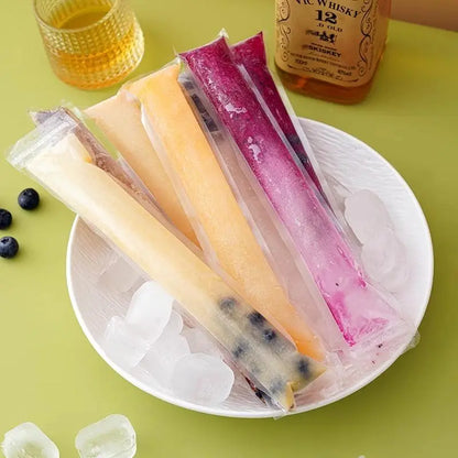 ✨🧊50 PCS Food-grade disposable popsicle bags