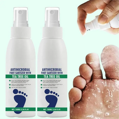 🍃Tea Tree Oil Foot Deodorant Spray - Antifungal Odor Removal for Feet & Shoes