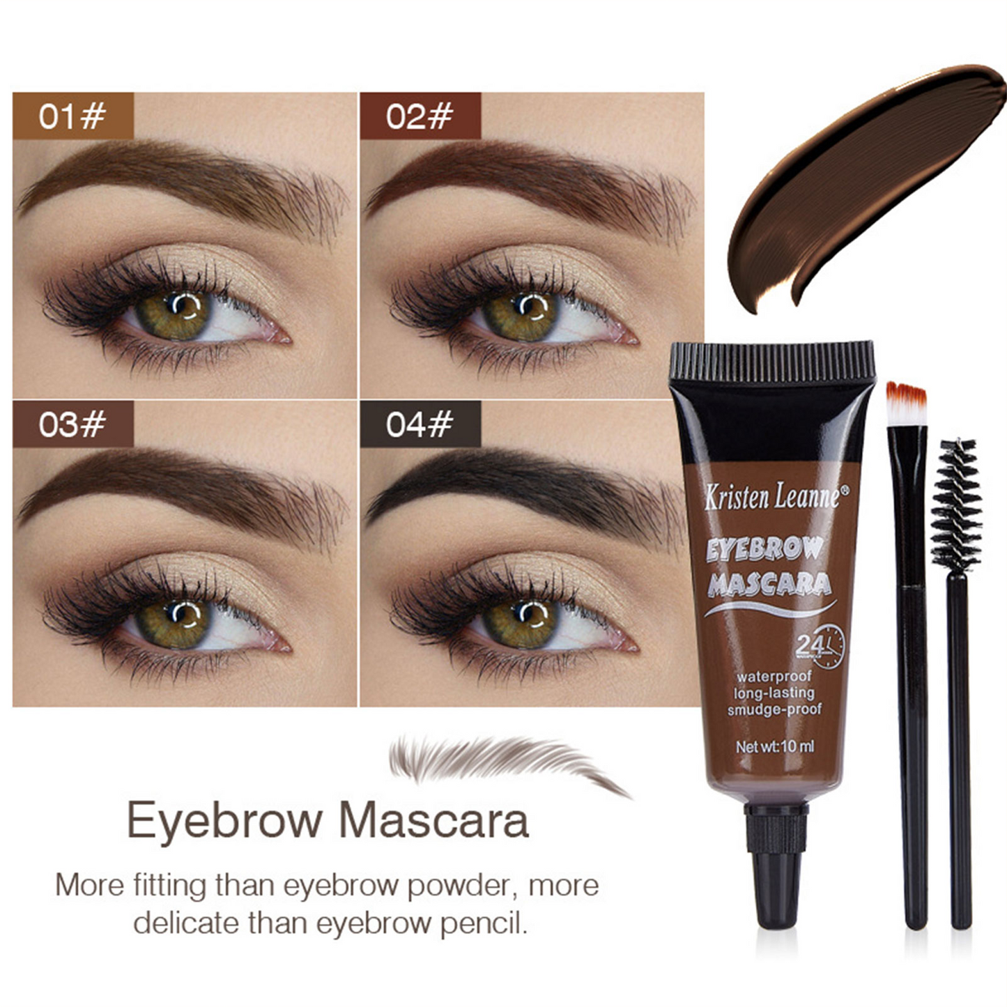 👁️ Waterproof Brow Gel-3-Day Long Lasting | Smudge-Proof 🌊