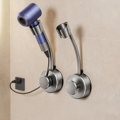 💈 Hands-Free Rotating Hair Dryer Holder