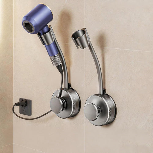 💈 Hands-Free Rotating Hair Dryer Holder