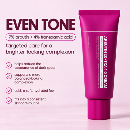 Arbutin 7% + Tranexamic Acid 4% Cream