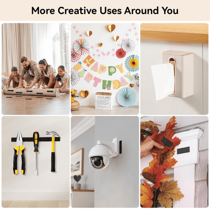 Heavy-Duty Hook and Loop Strips – Strong-Hold Fastener Tape for Home, Office & DIY Use