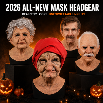 👻🔥2026 All New Style Mask Headgear-Made For Halloween Moments