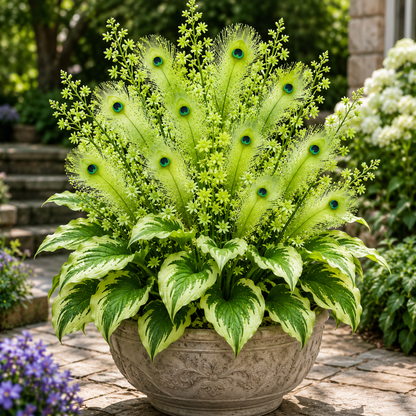 🏠🤗Variegated Hosta Plant – Effortless Beauty For Shady Spaces💥
