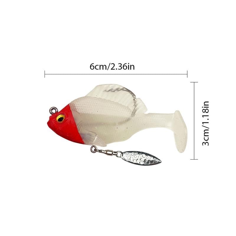🎣6Pcs Multiple Pre-rigged Swimbait Jig Heads