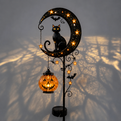 🎃 Halloween Early Bird Sale | Pumpkin Moon Garden Stake Light
