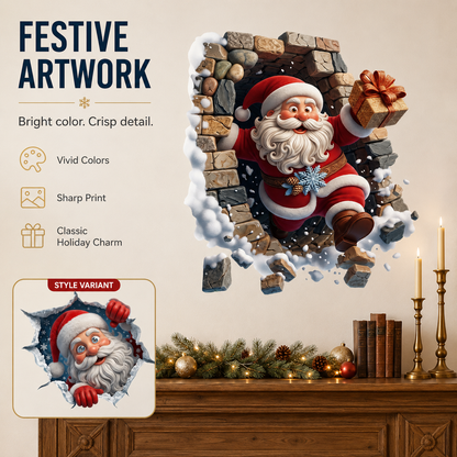 🎄Christmas 3D Holiday Wall Stickers | Christmas & Halloween Decor