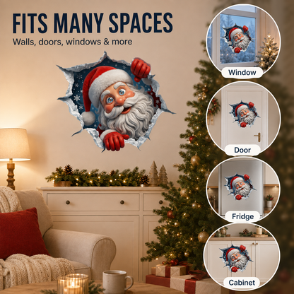 🎄Christmas 3D Holiday Wall Stickers | Christmas & Halloween Decor