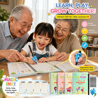📚MagicBook | Kids Practice Copybook Set