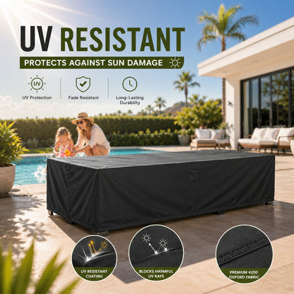 🛋️ All-Weather Waterproof Patio Sofa Cover