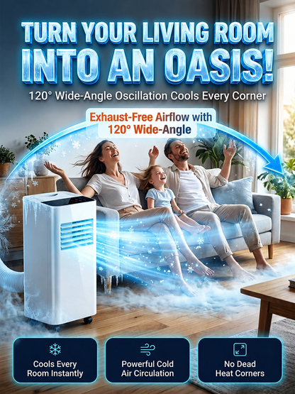 [Cools 16°C in 10s] 3-in-1 Portable Air Conditioner | No Drilling Required❄️