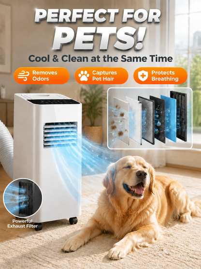 [Cools 16°C in 10s] 3-in-1 Portable Air Conditioner | No Drilling Required❄️
