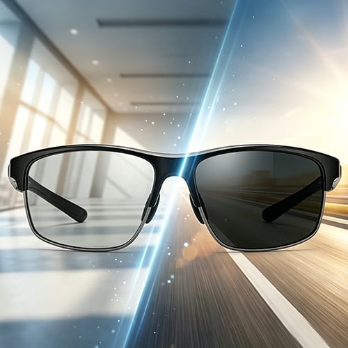 🕶️Photochromic Sunglasses with Anti-glare Polarized Lens