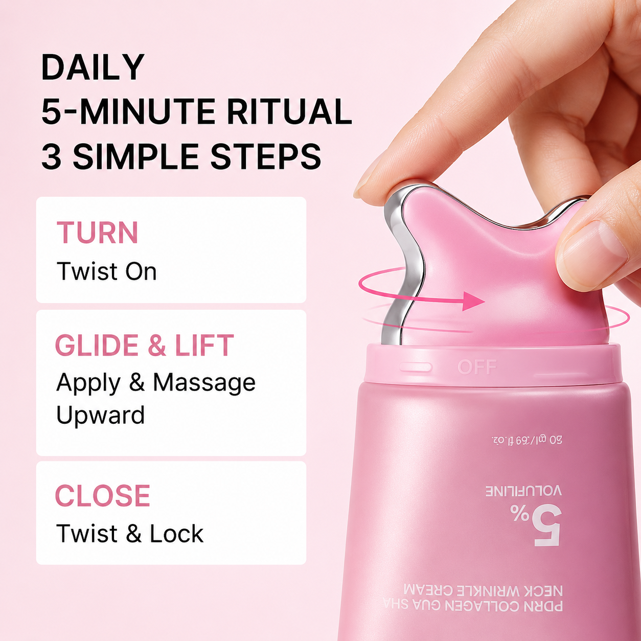 PDRN Collagen GuaSha Neck Wrinkle Cream