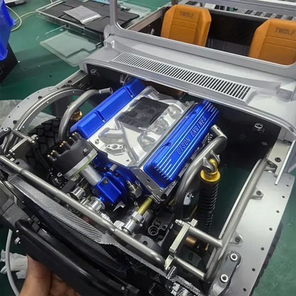 🔥 Gasoline OHV V8 small displacement engine model ornament
