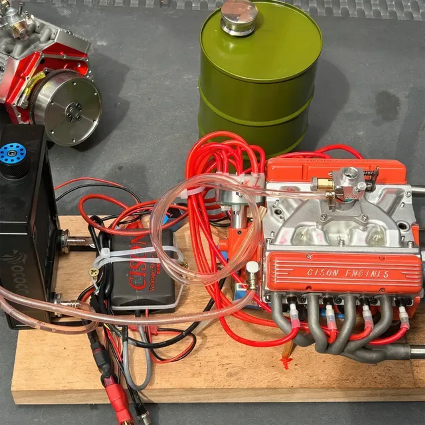 🔥 Gasoline OHV V8 small displacement engine model ornament