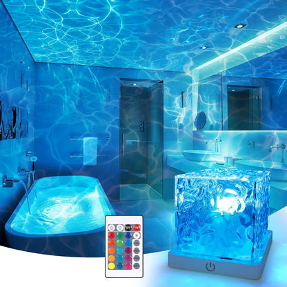 ✨16 Color Changeable Dynamic Water Ripple LED Ambient Light