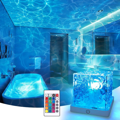 ✨16 Color Changeable Dynamic Water Ripple LED Ambient Light