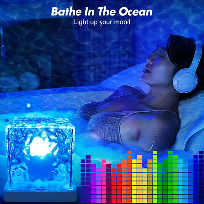 ✨16 Color Changeable Dynamic Water Ripple LED Ambient Light