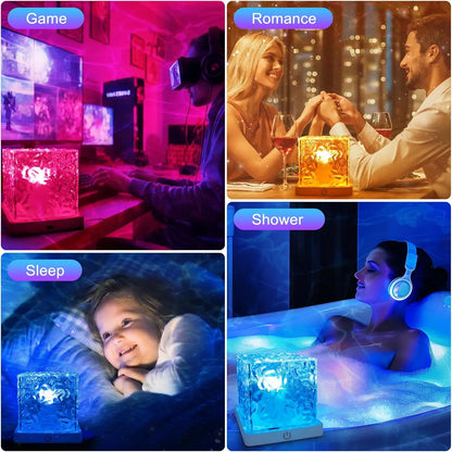 ✨16 Color Changeable Dynamic Water Ripple LED Ambient Light
