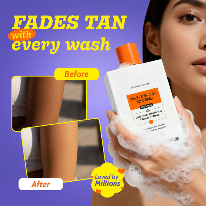 🍋 Exfoliating Body Wash with Lactic Acid