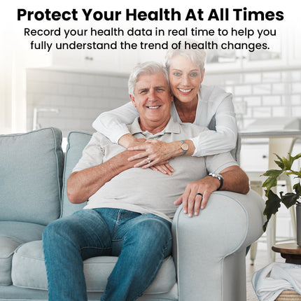 Glucose & SpO2 Smart Ring - Sleep & HRV Tracker