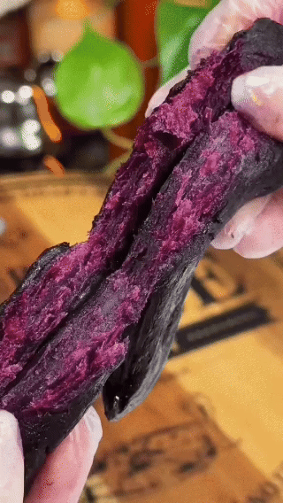 Healthy Low Fat Puprle Sweet Potato Snack