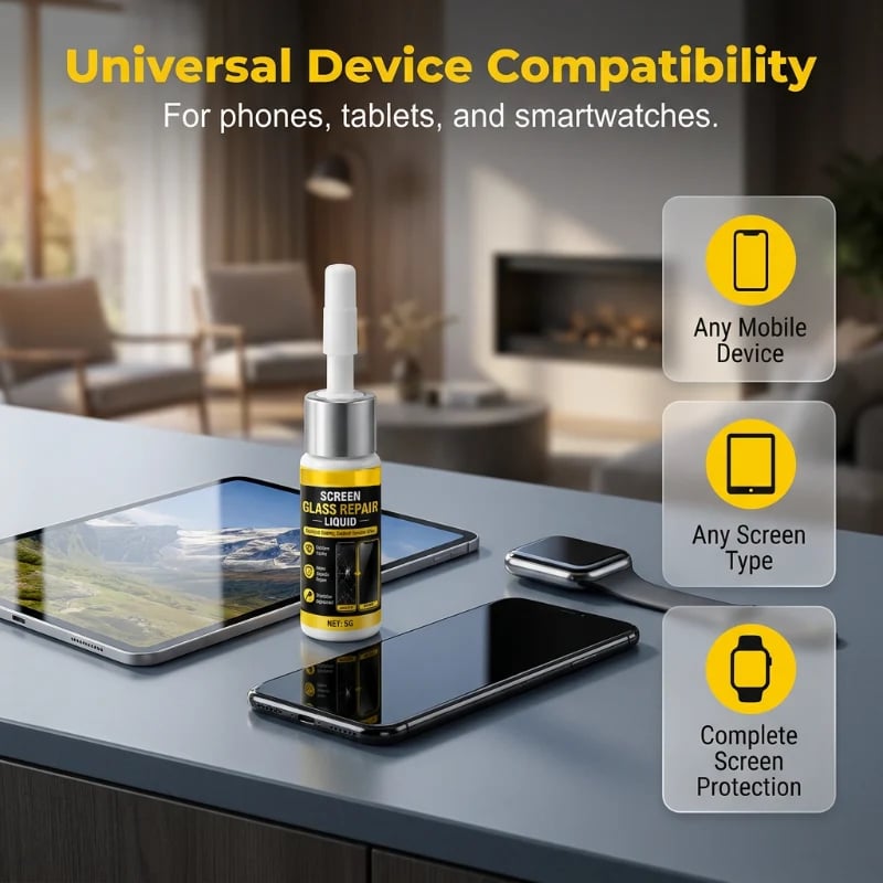 🔥 Portable Screen Scratch Repair Liquid – Nano Polish, for Minor Scratches 📱