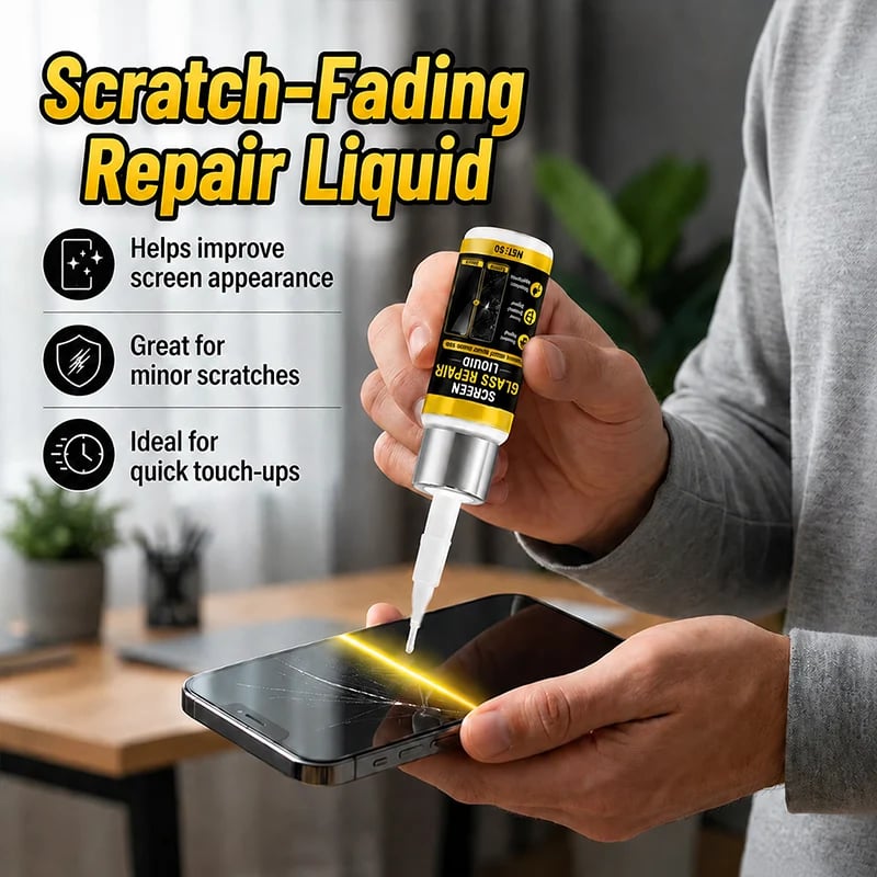 🔥 Portable Screen Scratch Repair Liquid – Nano Polish, for Minor Scratches 📱