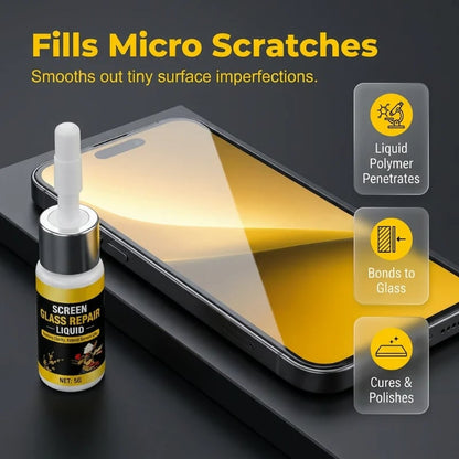 🔥 Portable Screen Scratch Repair Liquid – Nano Polish, for Minor Scratches 📱