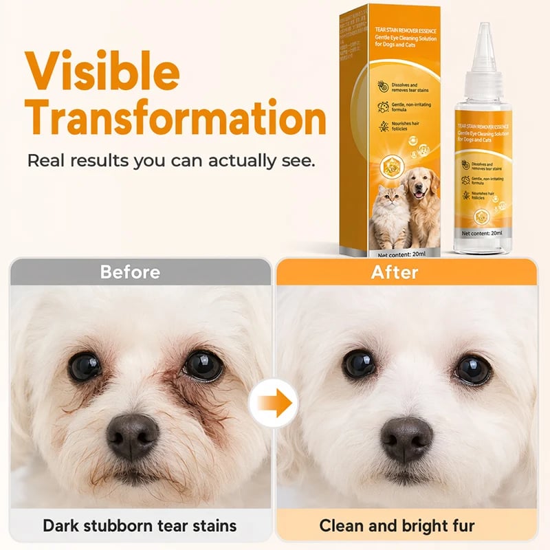 🐾Gentle Pet Eye Stain Remover Essence Nourishing Drops
