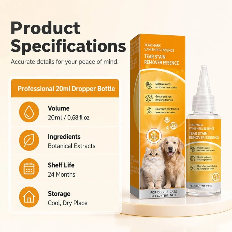 🐾Gentle Pet Eye Stain Remover Essence Nourishing Drops
