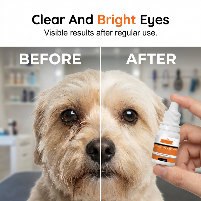 Vet-Recommended Eye Solution – Gentle Formula for Sensitive Breeds 🩺🐕