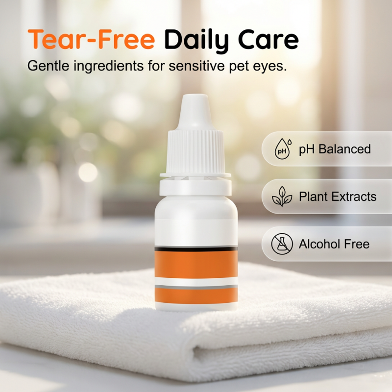 Vet-Recommended Eye Solution – Gentle Formula for Sensitive Breeds 🩺🐕