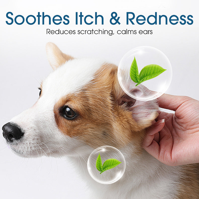 🐶🐱Pet Ear Mite Cleaner Deodorant Antibacterial Ear Care Drops