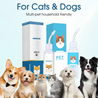 🐶🐱Pet Ear Mite Cleaner Deodorant Antibacterial Ear Care Drops