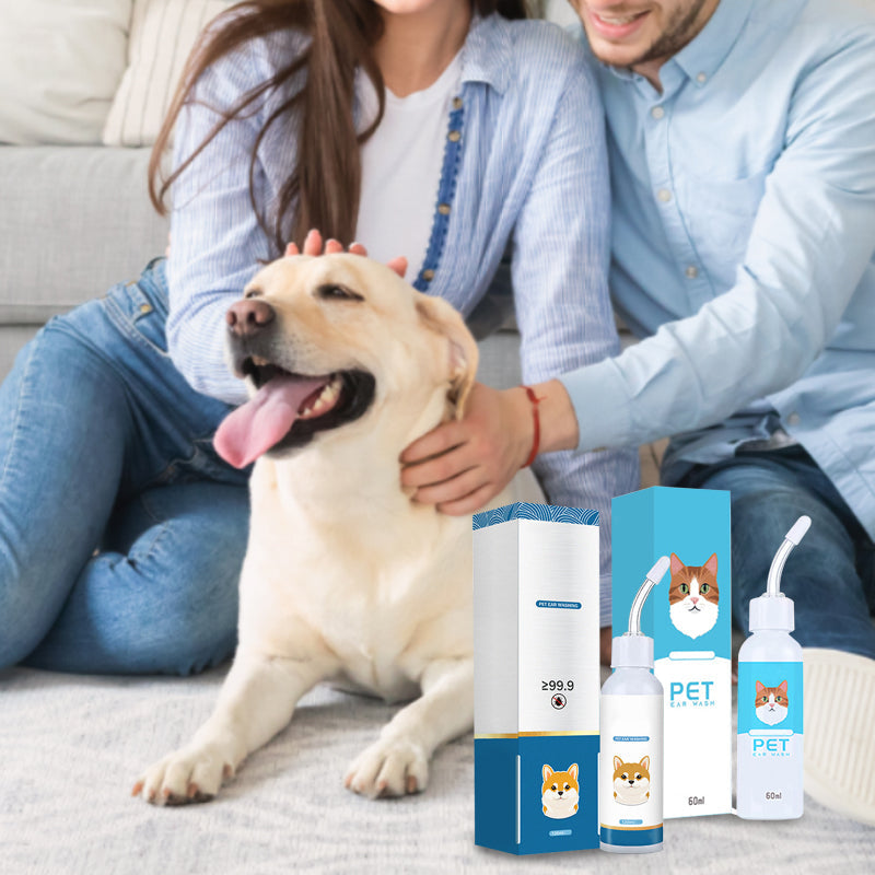 🐶🐱Pet Ear Mite Cleaner Deodorant Antibacterial Ear Care Drops