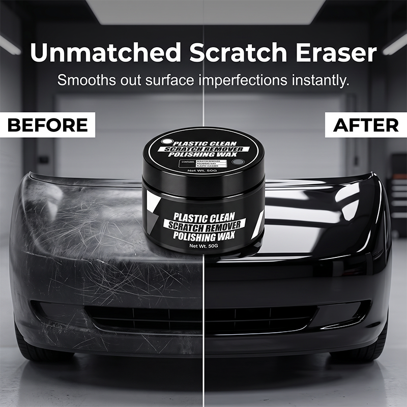 🔥Wax for removing and repairing scratches on automotive plastic surfaces (🎁sponge included)