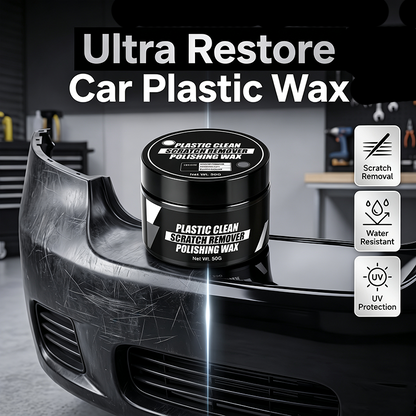 🔥Wax for removing and repairing scratches on automotive plastic surfaces (🎁sponge included)